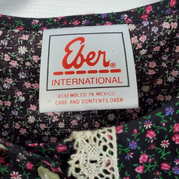 Eber International Size 9 Vintage Dress - Picture 5 of 9